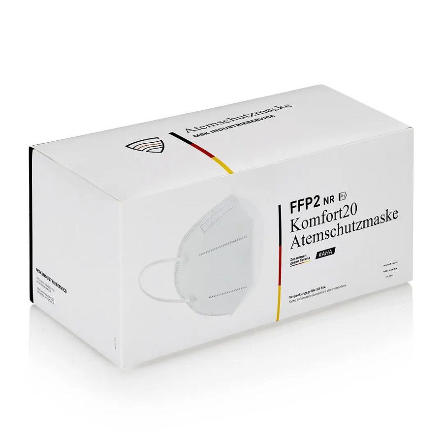 FFP2 Atemschutzmaske Komfort20 weiß